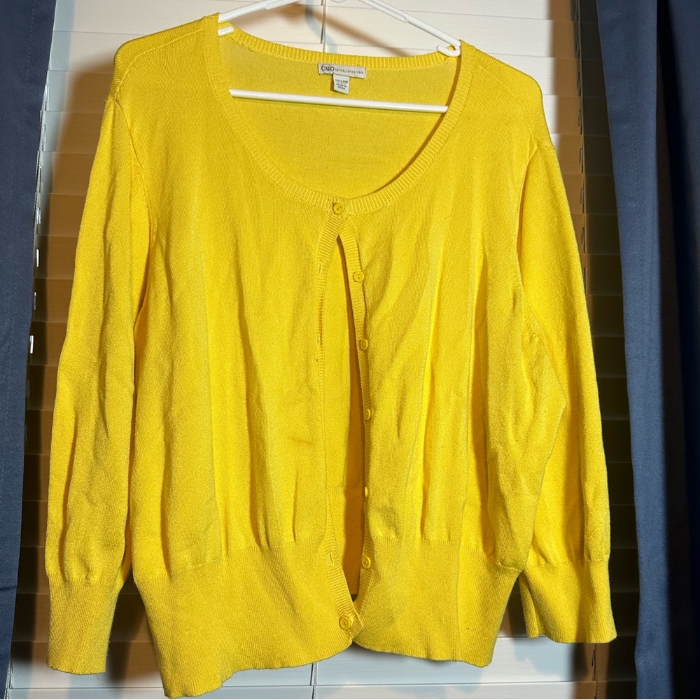 Woman’s plus cardigan sweater